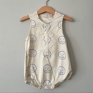 Tiny Cottons Happy Face Baby tank romper